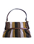 Ltd Ed Stripe Chef Flap Bag, back view